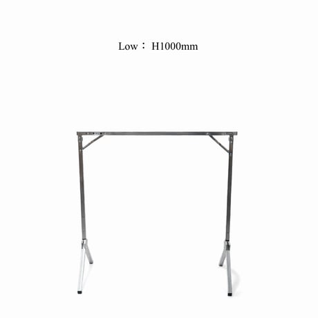 EXHIBITION FOLDABLE HANGER RACK / ハンガーラック / 洋服ハンガー  / プランツハンガー  / サイズ  約W1000×D530mm +3段階の高さ調節可能