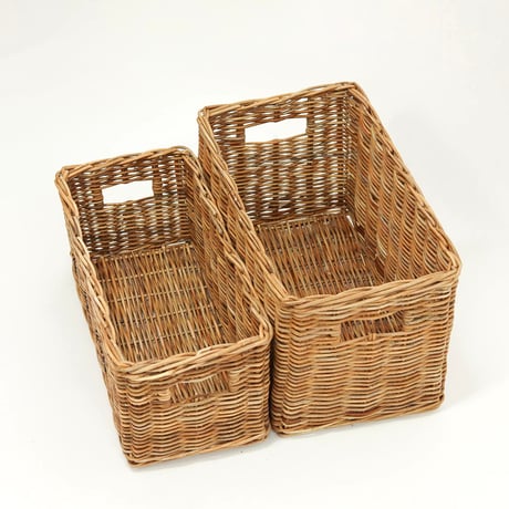 STORAGE BOX L BY THE AROROG  / ストレージボックス / Sサイズ , Lサイズ  / ラタンバスケット / 982310002