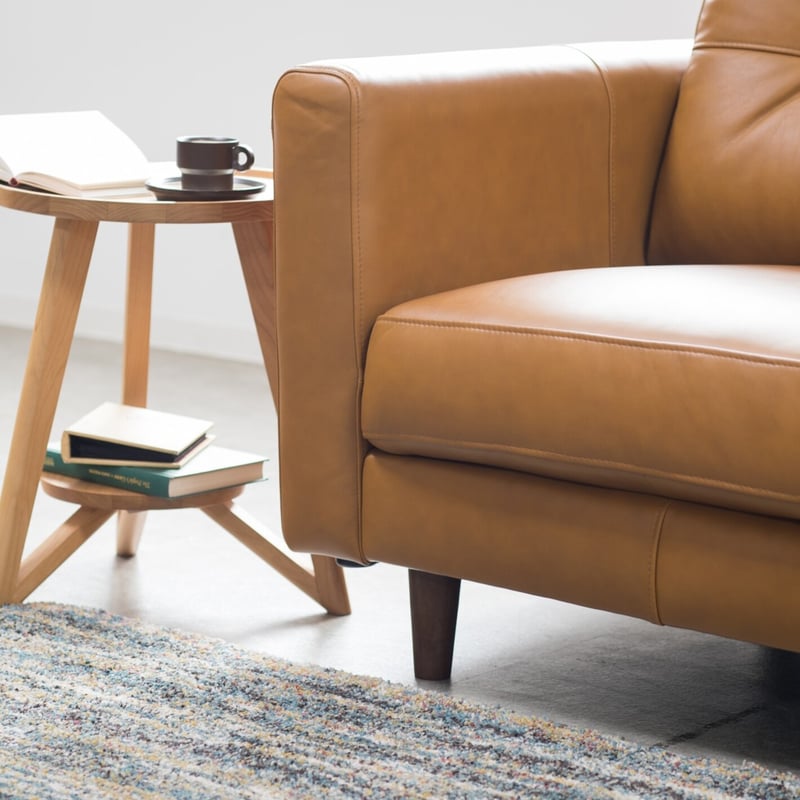 OIL LEATHER SOFA 03 /上質なオイルレザーの使うほど味わいが出る