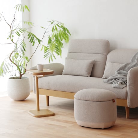 MARCHEF Theater Sofa / 洗練されたデザインと機能性も備えた ソファ / 2人掛けソファ / NATURAL , BROWN / MAS