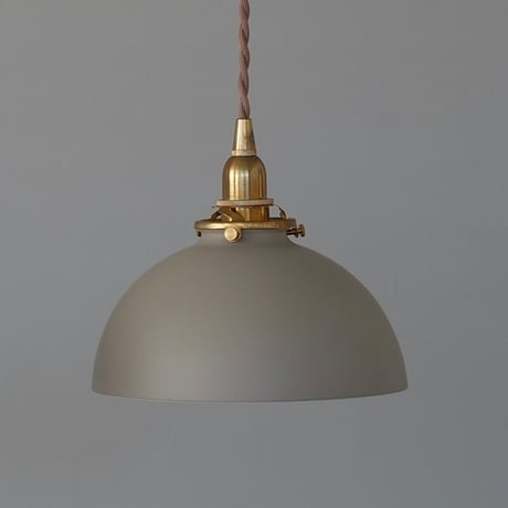 IRON SHADE / 丸いカタチが可愛いドーム型シェードのペンダントライト / E17 BRASS PENDANT / 60cm ,100cm
