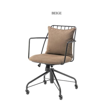 スタイリッシュでラフなコーデュロイ生地のデスクチェア / BEIGE , GRAY , GREEN / DESK CHAIR / デスクチェア /