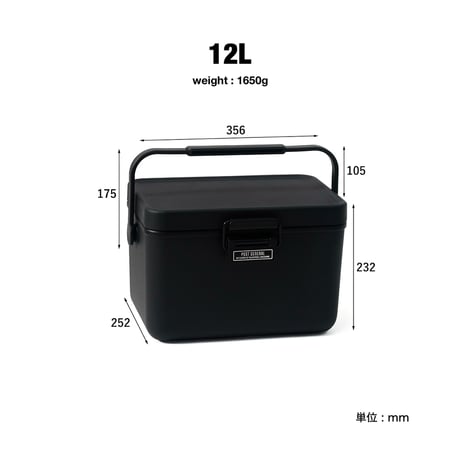 ＩＣＥ ＥＲＡ ＣＯＯＬＥＲ ＢＯＸ / アイスエラ ハードシェルクーラー ( 3.8リットル / 12リットル 2サイズ) POST GENERAL