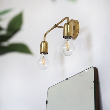 BRASS BRACKET LIGHT 02 / インテリアに調和するブラケットライト / Bracket Light / ブラス 真鍮 / リビング 玄関 廊下 洗面所 壁付け照明