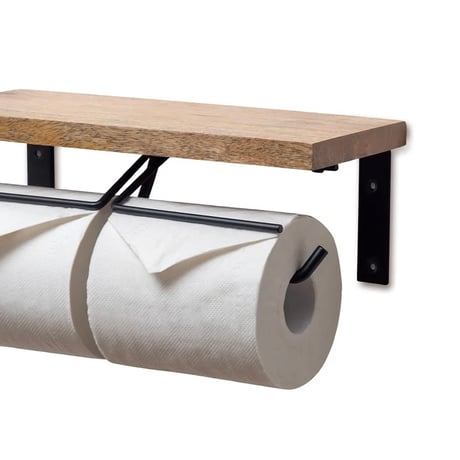 TOILET PAPER HOLDER W / WHITE , GRAY , BLACK , ANTIQUE GOLD / トイレットペーパーホルダー