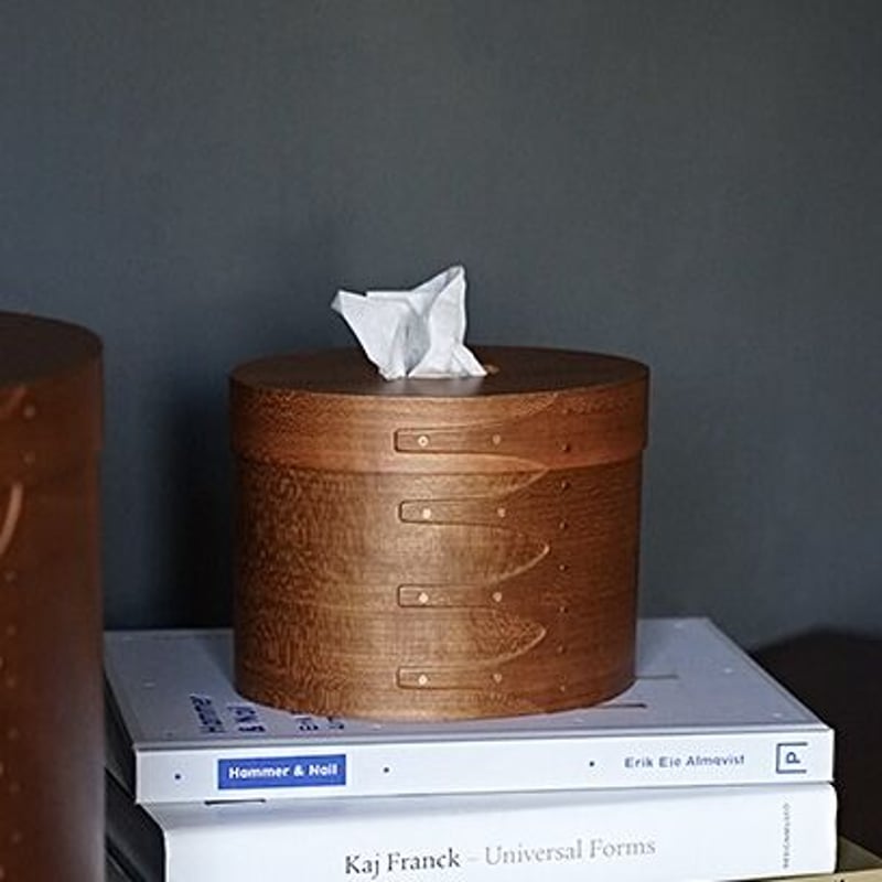 シェーカーティッシュボックス WEB限定』AXCIS シェーカーティッシュボックス ブラック（インテリア