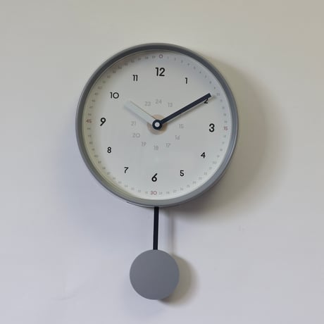 WALL CLOCK / ポップでユニークなおしゃれかわいい振り子時計/ GRAY , NAVY