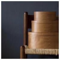 AXCIS シェーカーオーバルボックス / 素材 チェリー材 / ナチュラル  / シンプル 北欧 ヴィンテージ / S , M , L サイズ展開