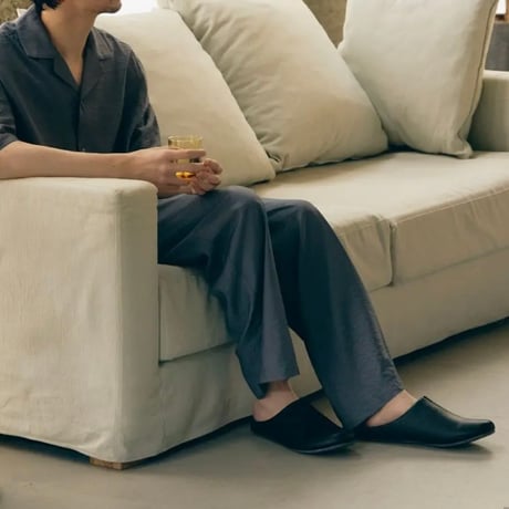 room's ANTI BACT / BLACK / ルームスリッパ : Mサイズ 23 - 25cm / Lサイズ 25.5 - 27.5cm
