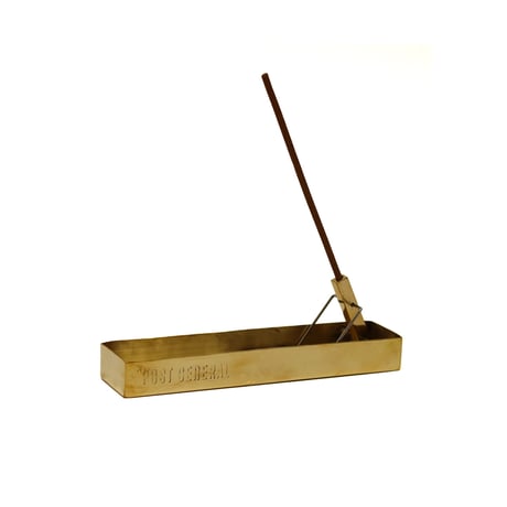 BRASS INCENSE HOLDER / 2段階で角度調整可能な真鍮素材の洗練されたデザインのお香立て / 真鍮