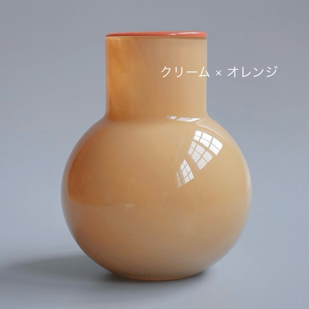 GRASS VASE 03 / Lサイズ / 花をいけてない時もオブジェや雑貨のような