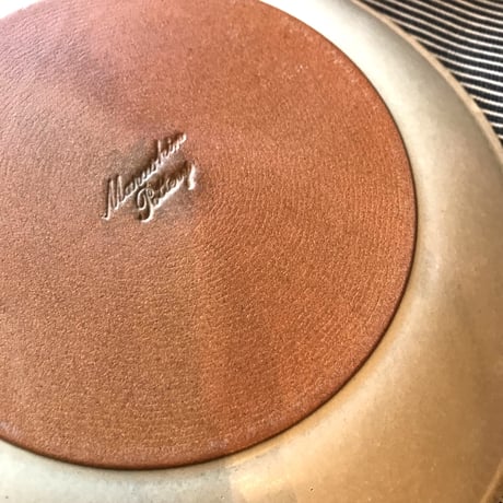 落ちついた素焼きの素材感のカレーとパスタのお皿 / PURE MAT PLATE / AXCIS  / お皿 ※ペア 2皿セット / 陶器食器