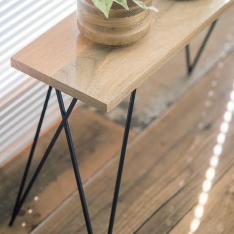 POT STAND RECT / スタイリッシュでラフなスタイリングがおしゃれなスタンド / アイアン家具