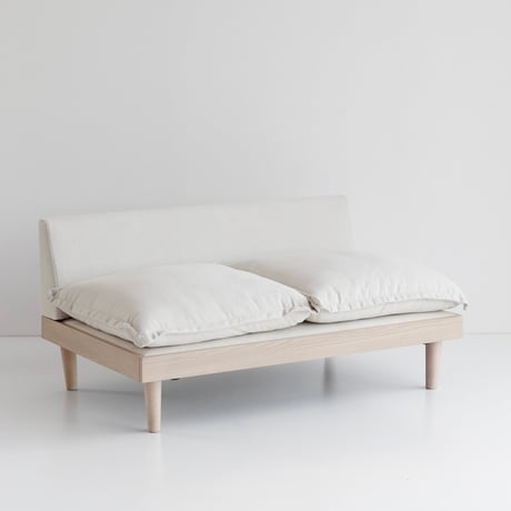 Pancake sofa / 2P SOFA / パンケーキのような ふんわり丸みのあるデザインが可愛いソファ / 一人暮らしインテリア 二人暮らし / 北欧ナチュラル