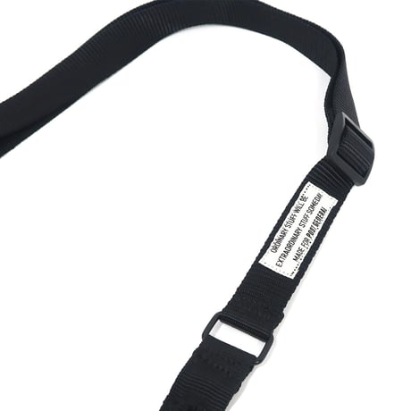 SLING SHOULDER POUCH & STRAP / ショルダーバッグ / ポーチ / スマートフォンストラップの3WAY / BLACK