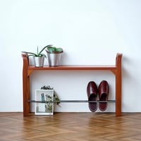 Mahogany wood stand / 耐水性・耐久性に優れたマボガニー材の飾り棚 / 省スペースの飾りを楽しむ / ラック / スツール