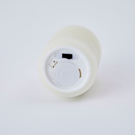 ACACIA WOOD CANDLE HOLDER + LED CANDLE / キャンドル ボーティブ 2個付き