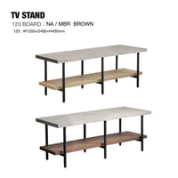 TV BOARD / 120cm / テレビボード / ローボード コンクリート調と木目調の異素材 / リビング収納