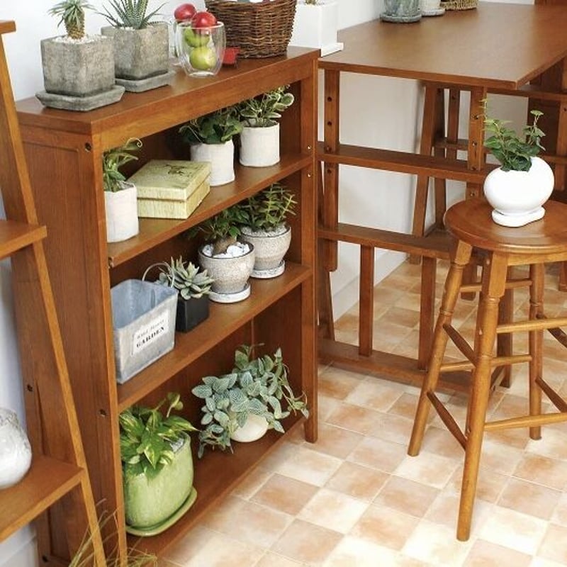 フランスアンティーク木製ブックシェルフ/本棚/飾り棚/食器棚/花台(90-142 フランスアンティーク木製ブックシェルフ/本棚/飾り棚/食器棚/花台(90-142