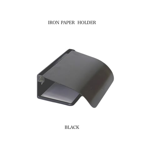 IRON PAPER HOLDER / ビンテージな質感のペーパーホルダー / アイアン トイレットペーパーホルダー / BLACK , GOLD