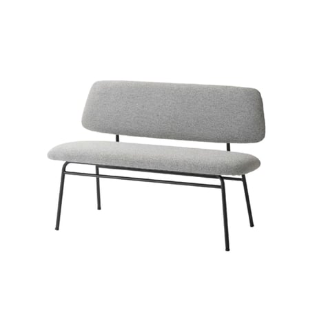 fabric Bench chair / GRAY / ベーシックモダン / シンプルなデザインのダイニングベンチ / W110×D53×H75×SH44cm