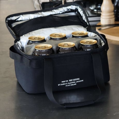 FIELD COOLER BAG / 360ml缶を6本 がジャストフィット / フィールドクーラーバッグ / WOLF BROWN , BLACK / 保冷バッグ POST GENERAL