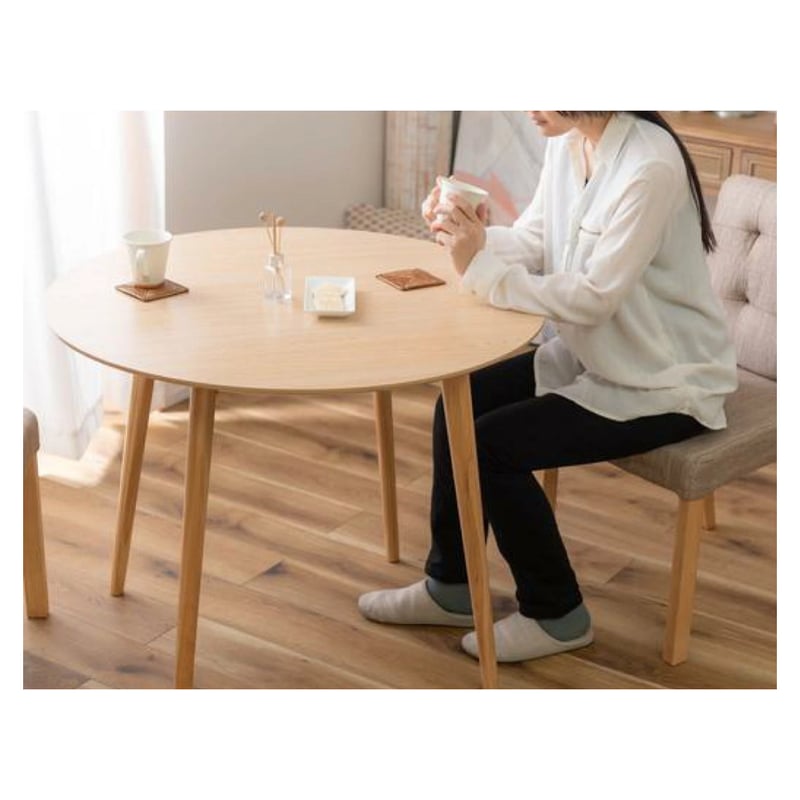 PINE ROUND DINING TABLE 900 / ラウンド ダイニングテーブル /