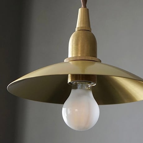 BRASS PENDANT 02 / ブラスシェード + ペンダントライト灯具 60cmセット / E17 / ダイニング照明 リビング照明 キッチン照明 / シンプル モダン