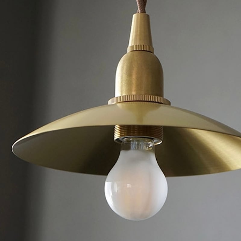 BRASS PENDANT 02 / ブラスシェード + ペンダントライト灯具 60cmセット