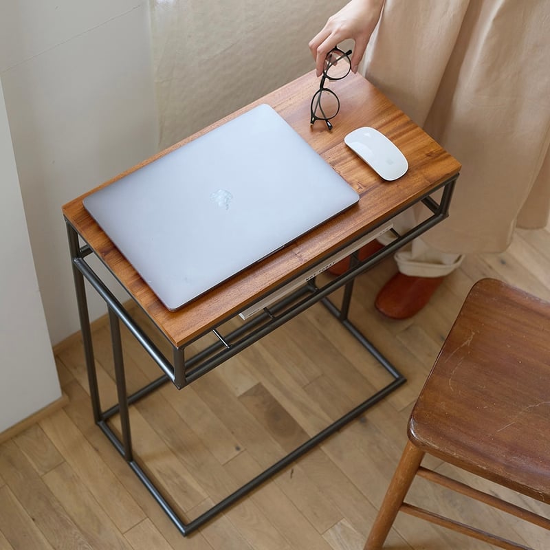 wood×iron サイドテーブル WOOD+IRON WIDE SIDE TABLE / ライフスタイルを快適にお部屋に