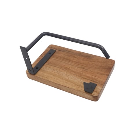 IRON×WOOD toilet paper holder / ANTIQUE BLACK , ANTIQUE GOLD/ トイレットペーパーホルダー / シングルタイプ