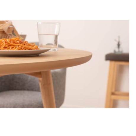 ROUND DINING TABLE 110 / 北欧風デザインのナチュラルな円形テーブル / 4人用 テーブル