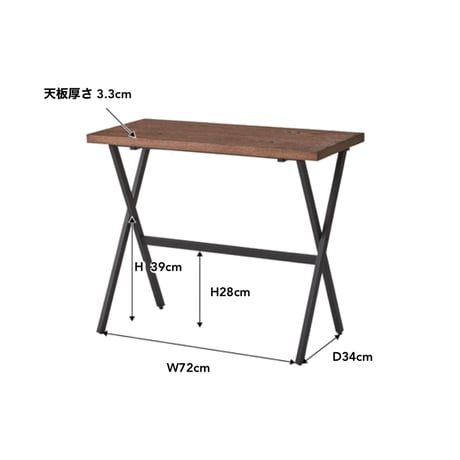 ASH WOOD FOLDING DESK / フォールディング デスク / 木製天板