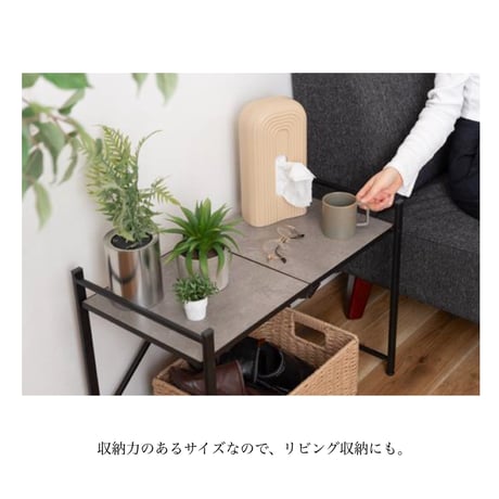 FOLDING kitchen" RACK / white , black / キッチンラック / レンジラック
