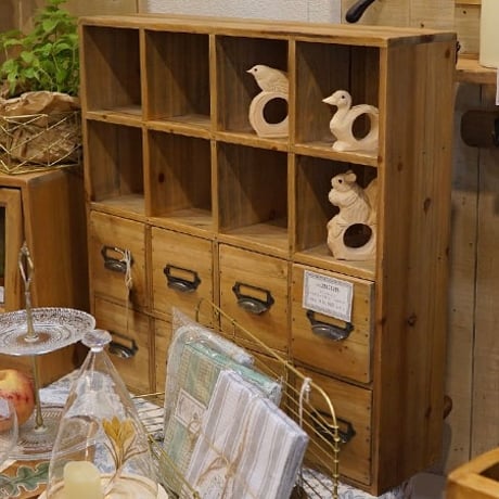 CABINET 16 / マルチキャビネット / チェスト / キッチン収納 / リビング収納 / サイズ : W51xD13xH51cm
