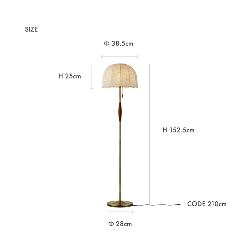 FLOOR LIGHT / Lisette by INTERFORM / ビンテージ感あふれる