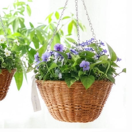 HANGING BASKET / ハンギングならではの立体的なディスプレイが楽しめるバスケット / ナチュラル , ブラウン