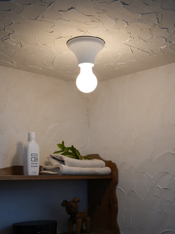 シーリングライト・天井照明 flame flare Flare ceiling light / white , gray / シンプルでモダンな工