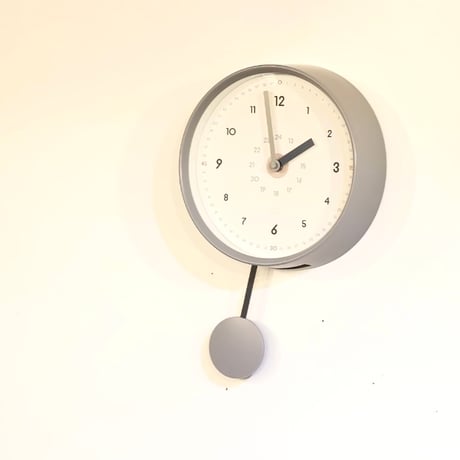 WALL CLOCK / ポップでユニークなおしゃれかわいい振り子時計/ GRAY , NAVY
