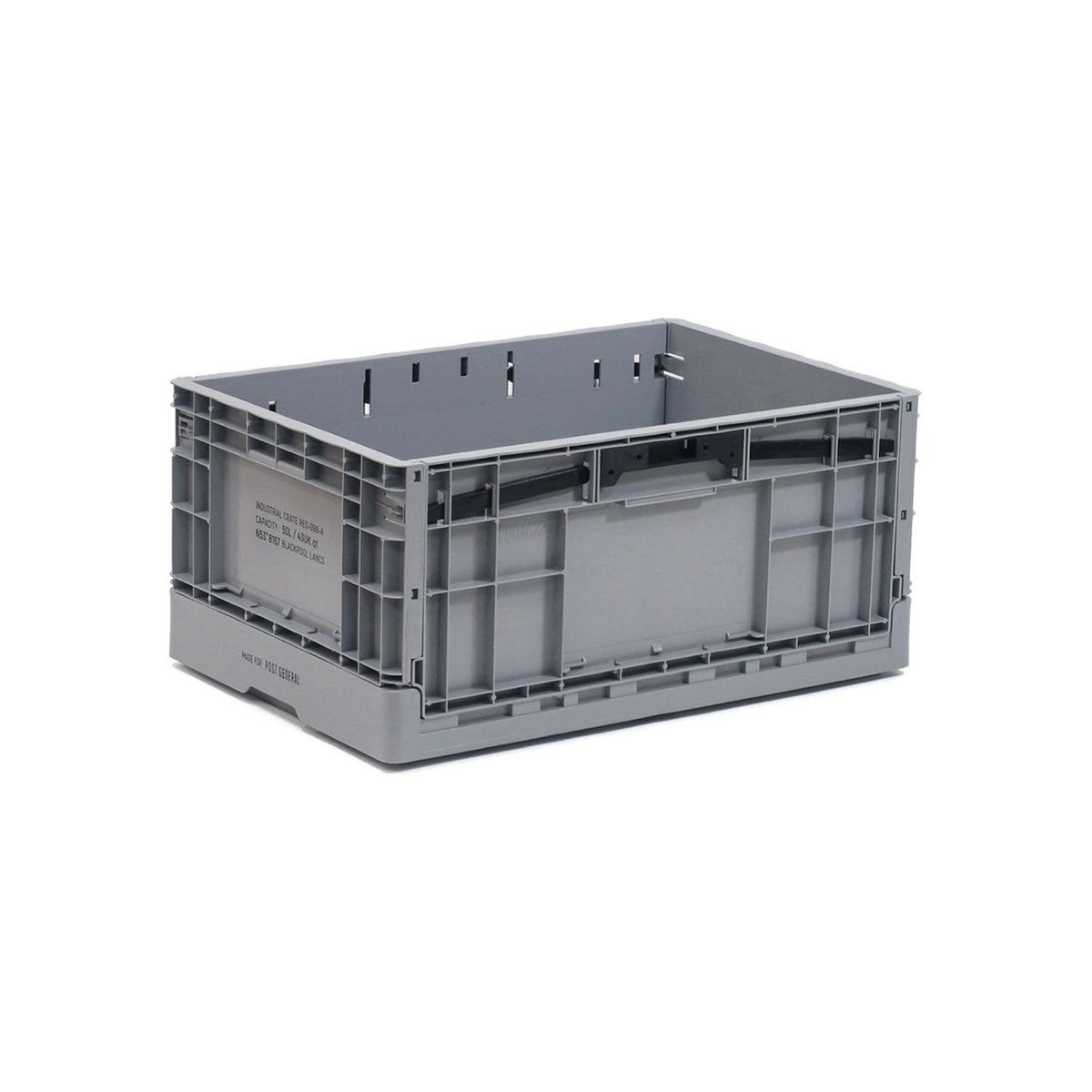 INDUSTRIAL FOLDABLE CRATE 04 / 4 BOXセット / インダスト