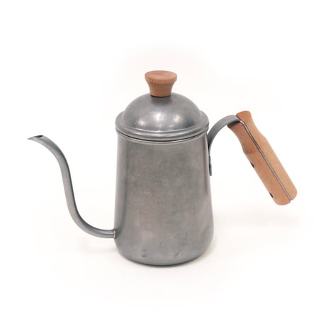 使い込まれたビンテージ食器のようなマットな質感のケトル / GRACE COFFEE KETTLE  / コーヒーケトル 650ml / 直火使用可
