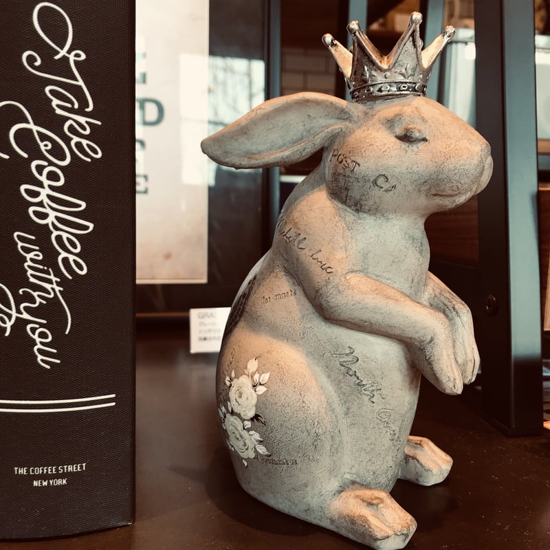 BOOK END / CROWN RABBIT / アートワーク ブックエンド / 本立て