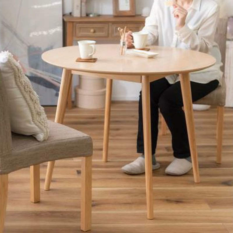 PINE ROUND DINING TABLE 900 / ラウンド ダイニングテーブル /