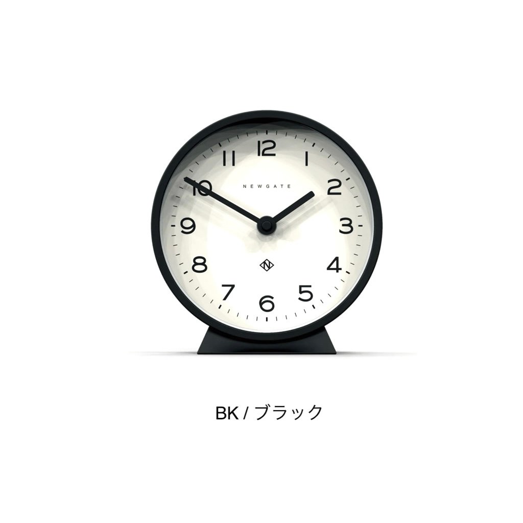 NEWGATE M Mantel 置時計 ホワイト/ブラック Amazon.com: NEWGATE® M Mantel Echo Desk Clock | Modern Round