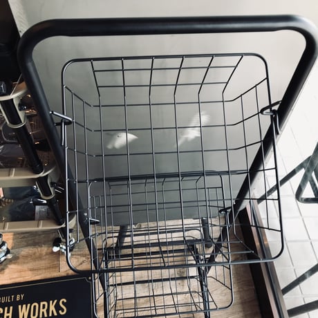 BASKET RACK 3ST / バスケットラック3段 / WHITE , BLACK / H103cm