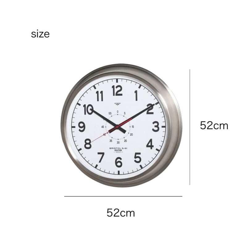 blomus ブロムス ウォールクロック ドイツ製ステンレス 掛け時計