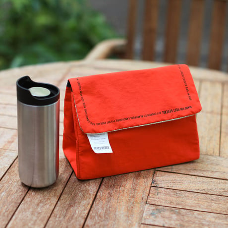 LUNCH COOLER BAG-IN-BAG / シンプルなデザインにこだわった保冷ランチバッグ / ホワイト , ブラック , フォレストグリーン , オレンジ