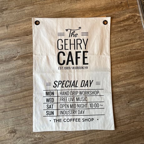 INTERFORM / 壁面に飾りたくなるCAFE TIME MAT / white , black 2枚セット / 45×65cm