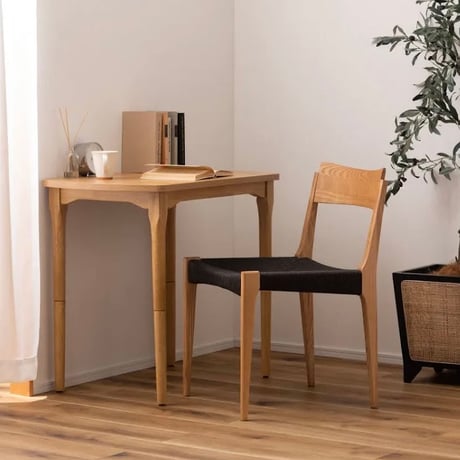 DINING CHAIR / 上質なアッシュ材のチェア / natural , brown , black（new） / Size : W46×D56×H76×SH45cm