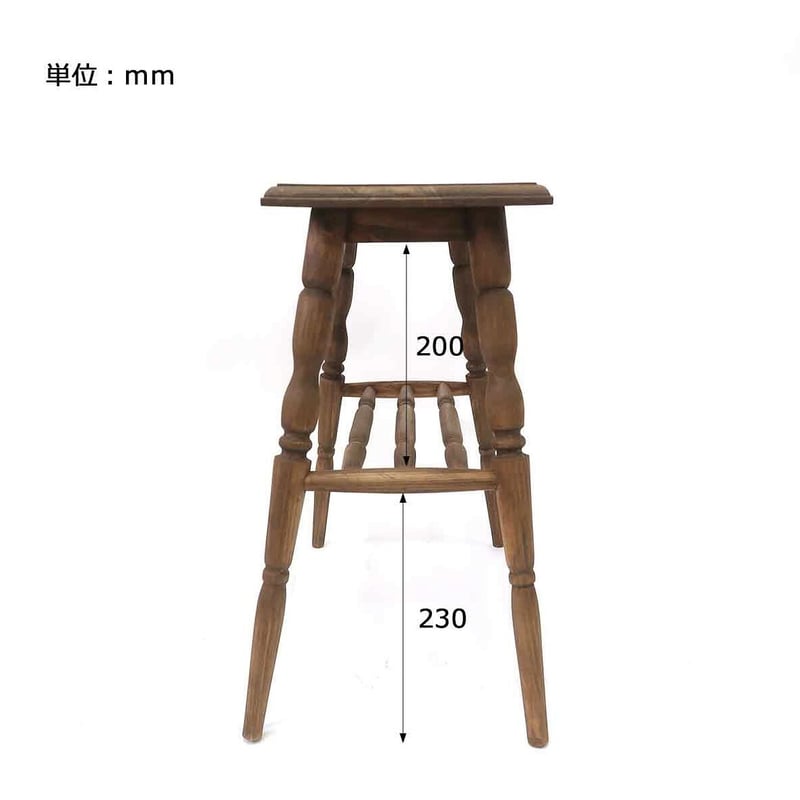PINE WOOD SIDE TABLE / 天然木 パイン材を使ったサイドテーブル / ナチ